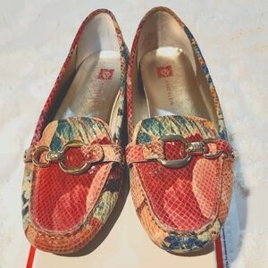 ANNE KLEIN NWT Leather CB & Anne Klein NWB Leather Floral Driving Shoes Size 8.5